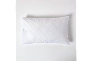 Comfortesy Baby Toddler Quilted Cot Bed Pillow 2 Pack- Flat Low Profile Pillow for Toddlers - Breathable Anti Allergy Soft Quilted Pillow For Kids - 40cm x 60cm