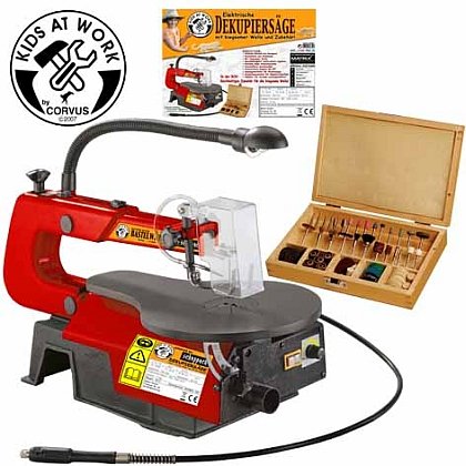 Preisvergleich Produktbild Corvus Dekupiersäge mit Zubehör, 1 Stück, A600650