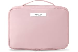 ANYBIRD Borsa da Trucco, Pochette Trucchi, Beauty Case da Viaggio Donna Borsa da Toilette, Organizer per Cosmetici per Donne e Ragazze, Perfetto per Viaggio (Pink)