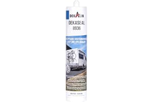Dekaseal Dekalin – Patron med lim och tätningsmedel, svart (svart), 0,310 liter