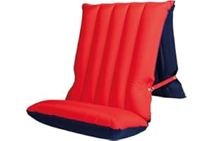 Happy People 78032 - Sitz-Liegematratze PVC-Mikrofaser Camping Pool Wasserliege Luftmatratze mit Beschichtung Strandliege Wasser Outdoor Lounge aufblasbar