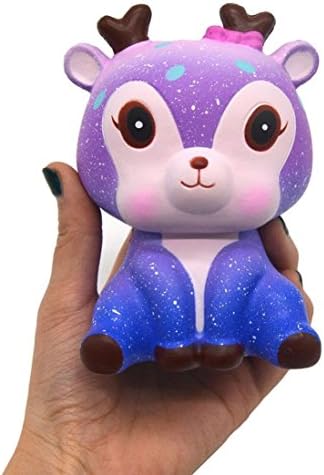 2018 Newest Slow Rising Squeeze Toys, TINGK 10cm Galaxy Deer Scented Squishy Charm Slow Rising Simulation Kid Toy Key Cell Phone Pendant Strap Gift Home Decor