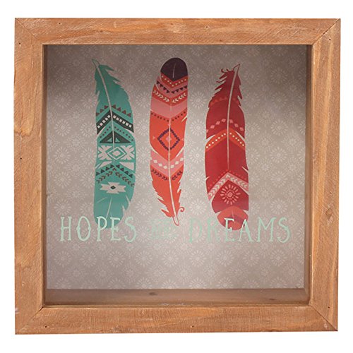 Spardose gerahmt Glas Boho Bandit Positive Spardose