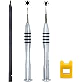 KIMRDIABTE 4 Par&ccedil;a MacBook Onarım Alet Kiti, 5 Point Star 1,2 mm Pentalobe P5 + Torx T5 Tornavida MacBook Air 11 in&ccedil; 13 in&ccedil; 1