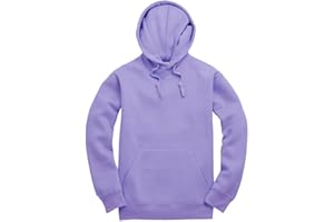 Mellor Design Plain Pullover Hoodie Casual Hooded Top Adult Unisex Mens Womens Hooded Sweatshirts