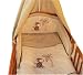 Luxury 6 Piece Embroidery Cot 120x60 cm Baby Bedding Bumper Set - Giraffe