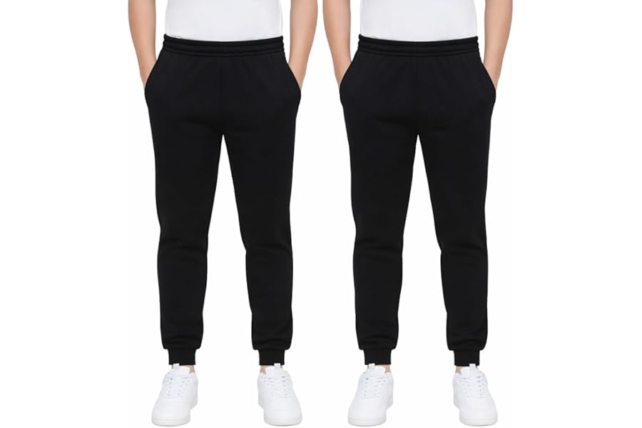KHIM Jogging Trouser Tracksuit Bottom Pant Kids Unisex Girls Boys Activewear