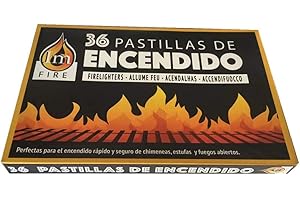 KLINK 32 Cajas 1152 Pastillas de Encendido para encender Fuego Chimenea Estufas Barbacoas Firelighters