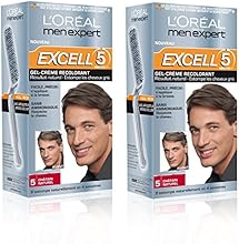 L'Or&eacute;al Men Expert Excell 5 Coloration Homme Sans Ammoniaque  Ch&acirc;tain Naturel 5 - Lot de 2