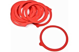 ALCOFERMBREW Rouge en caoutchouc de rechange Joints 20 pack - 110/93 mm - Joints pour bocaux IKEA, Kilner & Fido