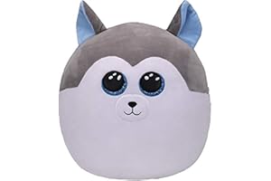 Ty - Squish a Boos - Coussin Peluche Enfant Slush le chien 20cm, TY39293