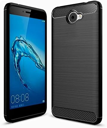 OFU® For Huawei Y7 Case, [Soft Flexible] TPU Gel Protective Cover Anti-Scratch Ultra Thin case-Black