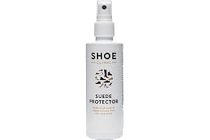 Shoe Clinic Suede Protector Spray for Suede & Nubuck Leather | Stain, Dirt & Rain Water Protection | Waterproof Shoe Protector Spray for Shoes, Boots & Trainers | 125ml
