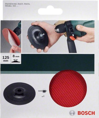 Bosch DIY Schleifteller (für Bohrmaschinen, Ø 125 mm, Klettsystem) - 2