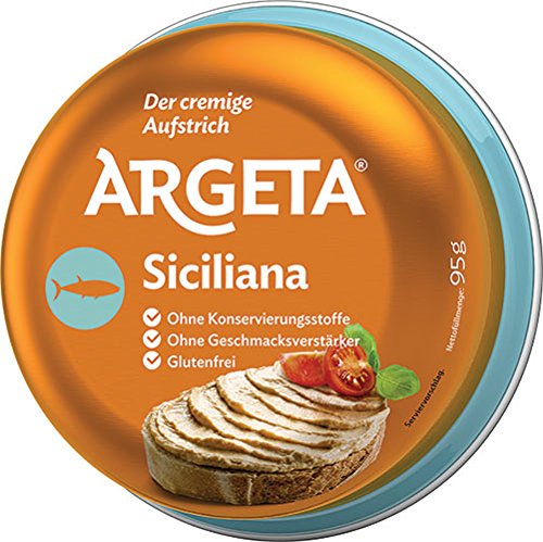 Preisvergleich Produktbild Argeta - Siciliana, Thunfisch-Aufstrich - 95g