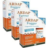 Quiko Ardap Fogger Ungeziefer Vernebler für 6 Räume bis 180 m², 6 x 100ml