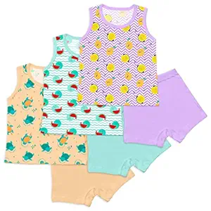SuperBottoms Top & Shorts Set | Evrydaywear| Comfort Wear | Lounge Wear | Clothing sets | Kids Combo Dress | Baby clothes | Boy clothes | Girls clothes |Combo 6 |Size 2 (1-2 Years)