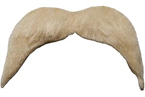 Wicked Costumes Adults 70s Style Tash Moustache Facial Hair Fancy Dress Up Party Accessory New