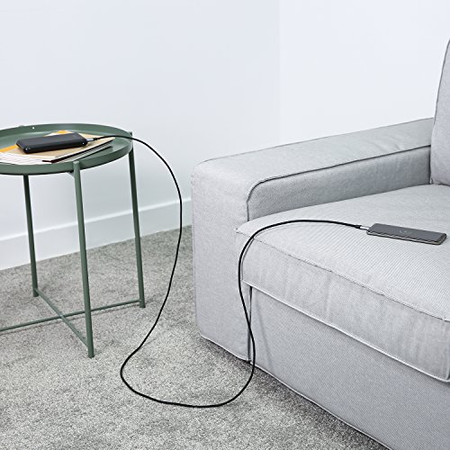 AUKEY USB C Kabel auf USB 3.0 A 2M Nylon Aluminiumgehäuse 56k ohm Type C Ladekabel Datenkabel für USB C Computer und Tablets wie Macbook Pro 2016 , Samsung Galaxy S8 , Google Chromebook , OnePlus 2 , Nexus 5X / 6P usw.( Grau ) - 2