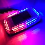 【36 hochintensive LED-Chips】: Hervorragende Sichtbarkeit für leuchtende Farben. Hervorragend für Rettungskräfte, Post, Baufahrzeuge, Sicherheitspersonalfahrzeuge oder sogar für Nachtfeste oder Lichtshows geeignet. Das Gehäuse besteht aus strapazierfähigem ABS-Material und Kristall klar für maximale Helligkeit.