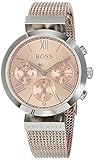 Hugo BOSS Damen Analog Quarz Uhr mit Edelstahl Armband 1502426