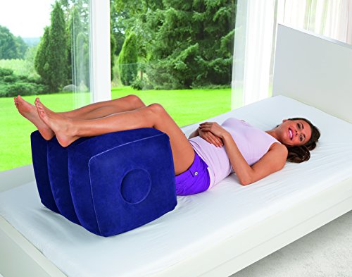 VITALmaxx Stufenbett – aufblasbar inkl. Pumpe ( Bandscheibenwürfel, Stufenlage, Orthopädischer aufblasbarer Entlastungswürfel ) - 5