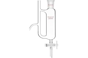 stonylab Separatore Ricevitore per Acqua e Olio con Giunto 24/40, Water Oil Receiver Separator da Laboratorio Fornitura Laboratorio, 200 ml