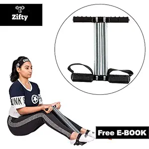 ZiftyTummy Trimmer with Free E-Book|Shaper|Abs Exerciser|Weight Loss Equipment|Reducer|Exerciser| Waist Reducer| Tummy Trimmer Pump Best Fitness for Men and Women