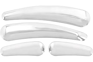 HDBUBALUS Chrome 4 x courbé Bras oscillant Cadre insérer un Lot pour Harley Softail FLS Flstn Fxstc 08–16 09–12