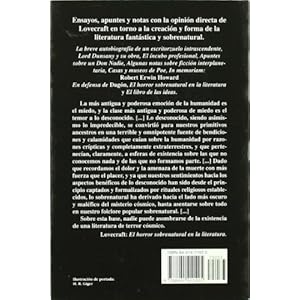 El horror de lo sobrenatural en la literatura y otros escritos (Icaro)