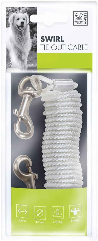 M-Pets Swirl Bahçe Bağlama Halatı 3,6 mt