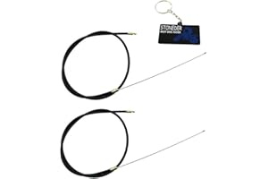 ‎STONEDER STONEDER 2 x 35 Front Brake Cable for 2-Stroke 47cc 49cc Mini ATV Quad