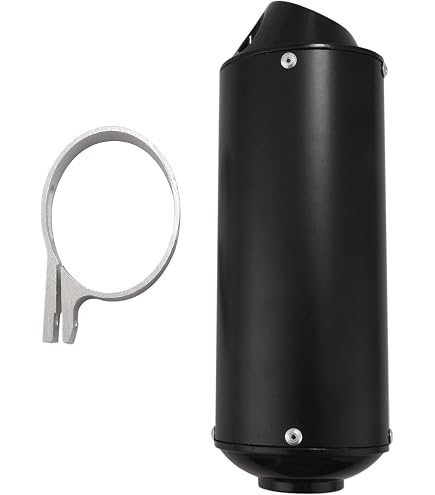 28mm Grey Muffler Exhaust Pipe For Honda CRF50, XR50, 110cc, 125cc Dirt Pit Bikes