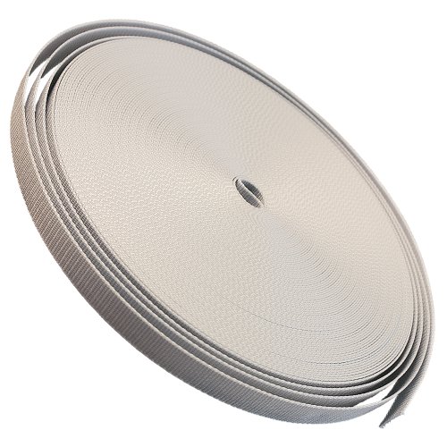 Gurtband 23mm Breite Farbe grau 50m-Rolle Rolladengurt für Rolladen