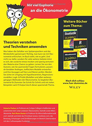 Book's Cover of Okonometrie fur Dummies