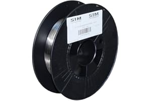 STM Schweißtechnik Edelstahl-Schweißdraht VA V2A 308L 1.4316 0,8 mm 0,5-15 kg MIG MAG Niro Inox STM Durchmesser 0,8 mm D200 2 kg