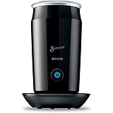 Philips Senseo Montalatte - Pannarello Schiuma Calda e Fredda per 2 Cappuccini, Antiaderente, Nero (CA6500/60)