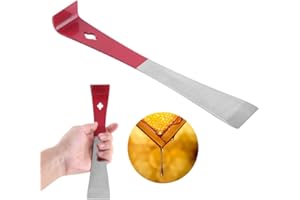 Liyeehao Beehive Tool Beekeeping Hive Tool, Honey Knife Beekeeping Supplies Stainless Steel Painted Beekeepers Pry Trim Multifunctional Stainless Steel Hive Scraper Tool Beekeeping Tool