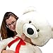 Large Teddy bear XXL kids giant teddy bears child big soft plush toys dolls teddies bear 100cm White