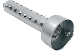 Baceyong 1 pièces Silencieux pour motos, DB Killer, Déflecteur de tuyau d'échappement, Silencieux d'échappement 48mm - Argent