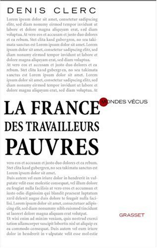 La France des travailleurs pauvres La France des travailleurs pauvres