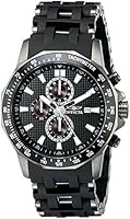 Invicta - 1933 - Sea Spider - Montre Homme - Quartz Chronographe - Cadran Noir - Bracelet Polyur&eacute;thane Noir