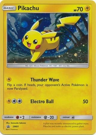 Pokémon - Pikachu - SM81 - German - Promo