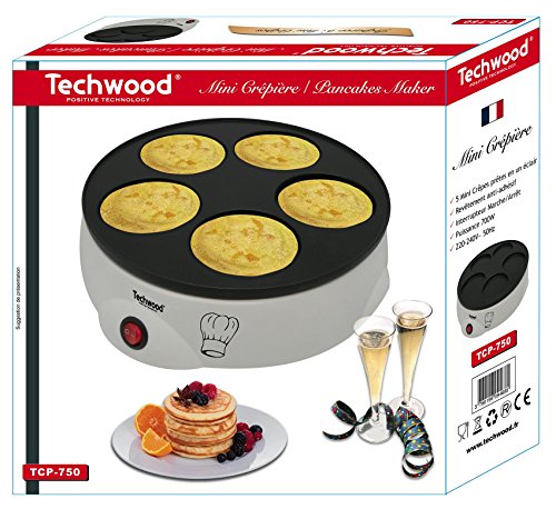 TECHWOOD tcp-750 Mini Crêpespfanne 23,5 x 6,5 x 26.5 cm - 2