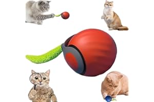 XINYUNXIN Speedy Tail - Giocattolo per gatti Speedy Tail 2.0, giocattolo interattivo intelligente per gatti, con 2 modalità, movimento automatico, per gatti interni, regolazione a due velocità, ricaricabile