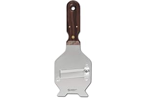 Sanelli Ambrogio 1720.000 Affettatartufi tagliatartufi con Manico Palissandro e Lama Liscia, Acciaio Inossidabile, Marrone, 25.0x8.5x2.0 cm