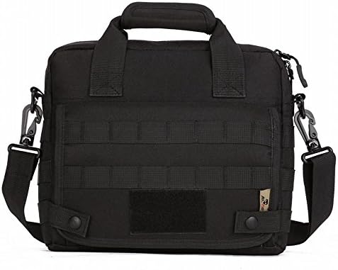 HYOUSANN Military Style 10 inch Tablets Shoulder Messenger Bag Molle Handbag black