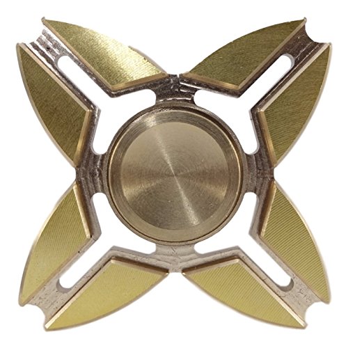 DDecor Hand Fidget Spinner 100% Pure Brass 98G 3-5 Minutes High Speed Quad Focus Toy Stress Reducer For ADD, ADHD, Anxiety, Autism Adult Children DDecor Hand Fidget Spinner 100% Pure Brass 98G 3-5 Minutes High Speed Quad Focus Toy Stress Reducer For ADD, ADHD, Anxiety, Autism Adult Children