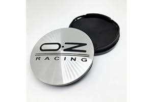 XLUCBS 4 Pezzi Auto Coprimozzi Tappi Lega Alluminio, per 55mm M582 OZ Decorativo Emblema Coprimozzo Accessori