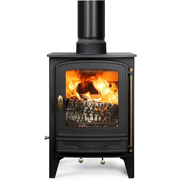 NRG 5KW Multifuel Stove Defra Eco Design Stoves Cast Iron Fireplace  Portable Indoor Use : Amazon.co.uk: DIY u0026 Tools
